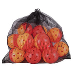 Outdoor Pickleball Training Balls Dozen Red and Orange Balls Gamma