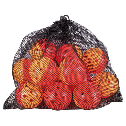 Outdoor Pickleball Training Balls Dozen Red and Orange Balls Gamma