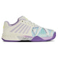 Women's Express Light 3 Padel Shoes Snow White and Purple Heat Footwear K-Swiss