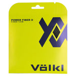 Power Fiber II 16G Black Tennis String Strings Volkl