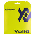 Power Fiber II 17G Black Tennis String Strings Volkl