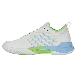 Women`s Hypercourt Supreme 2 Tennis Shoes Lucent White and Dutch Canal Footwear K-Swiss