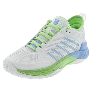 Women`s Hypercourt Supreme 2 Tennis Shoes Lucent White and Dutch Canal Footwear K-Swiss
