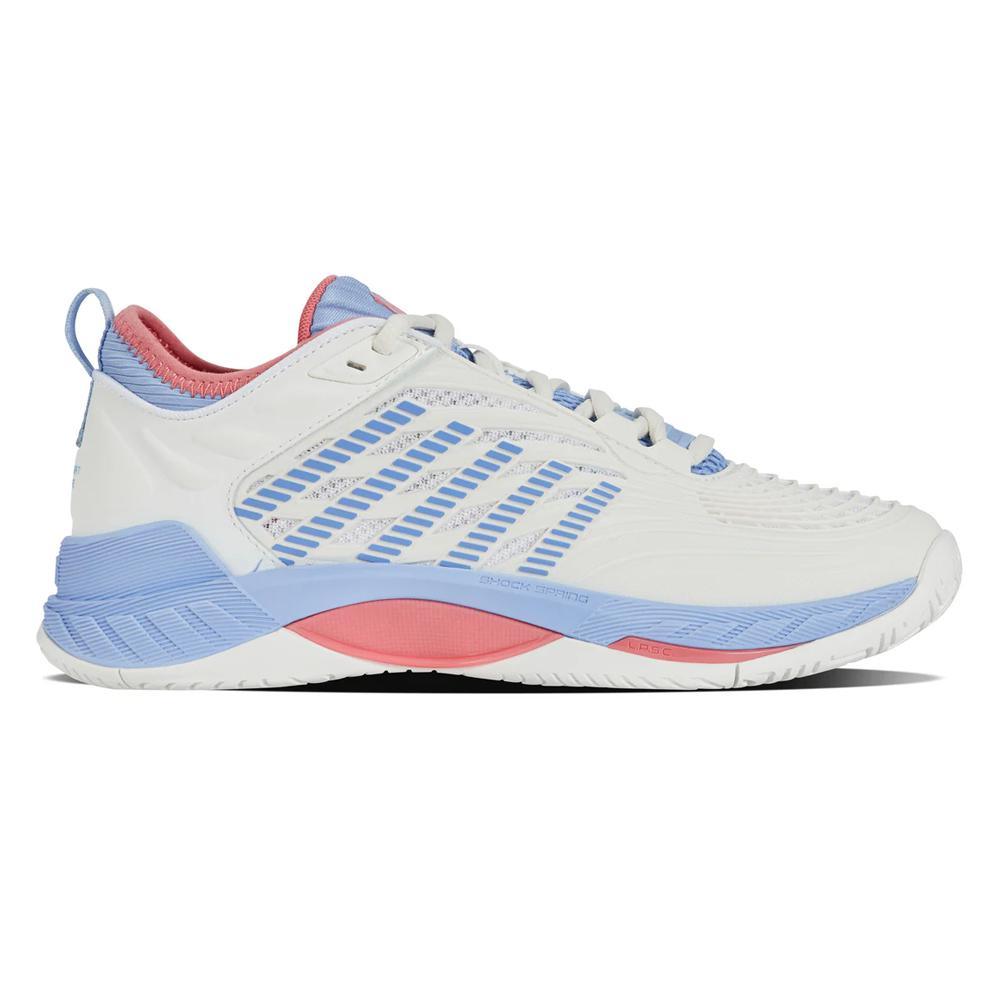 Women's Hypercourt Supreme 2 Tennis Shoes Bright White and Open Air Footwear K-Swiss