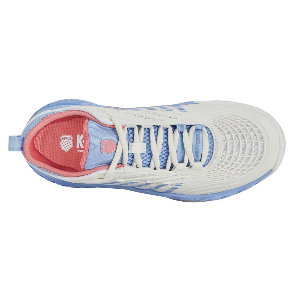 Women's Hypercourt Supreme 2 Tennis Shoes Bright White and Open Air Footwear K-Swiss