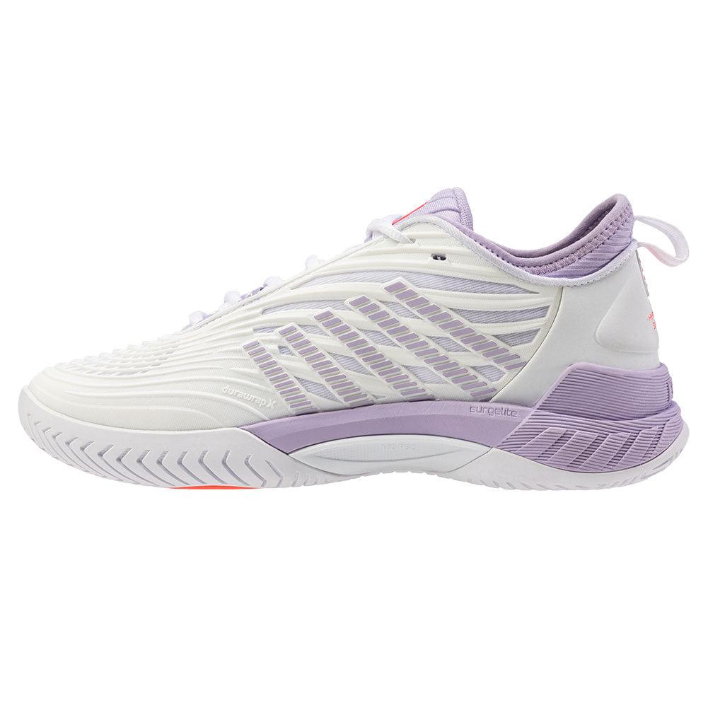 Women`s Hypercourt Supreme 2 Tennis Shoes White and Orchid Petal Footwear K-Swiss