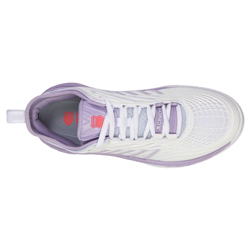 Women`s Hypercourt Supreme 2 Tennis Shoes White and Orchid Petal Footwear K-Swiss