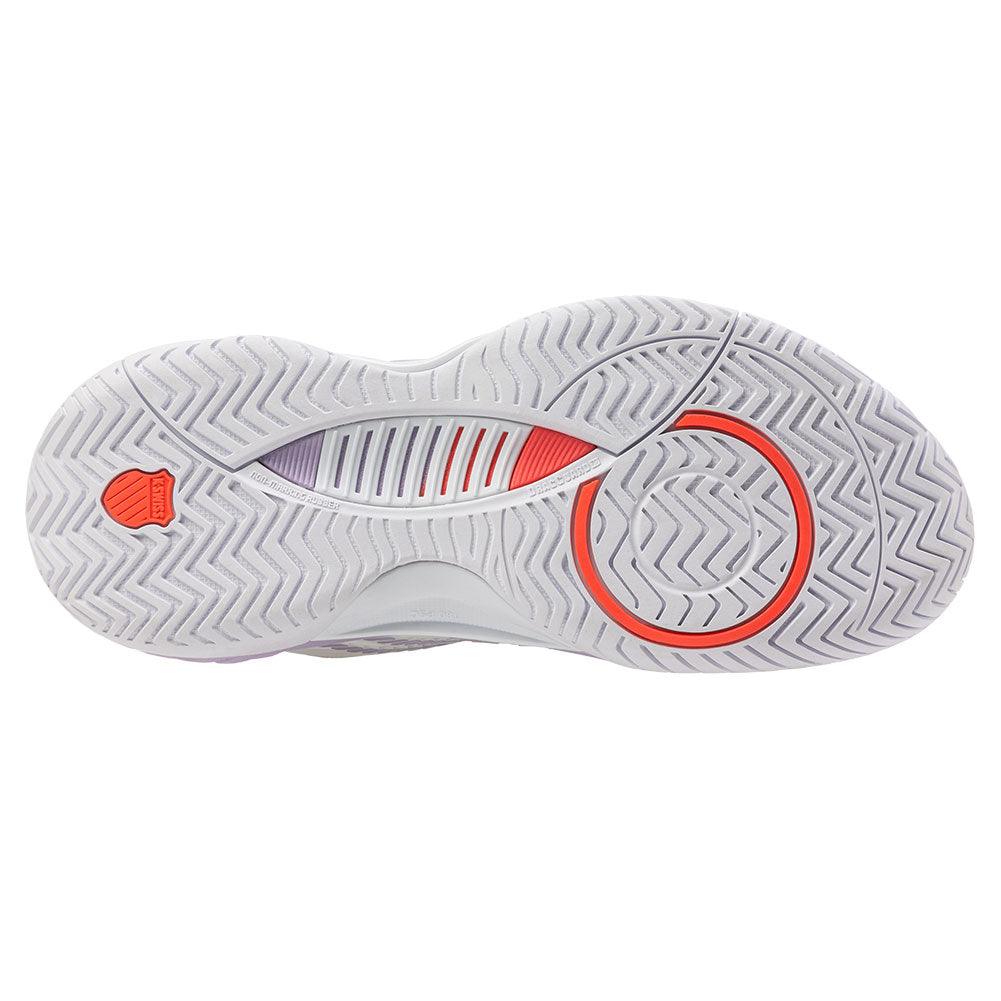 Women`s Hypercourt Supreme 2 Tennis Shoes White and Orchid Petal Footwear K-Swiss