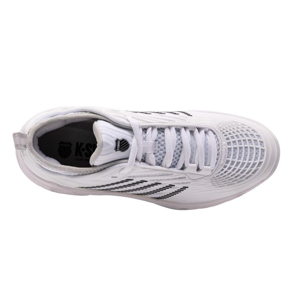 Women's Hypercourt Supreme 2 Tennis Shoes White and Vapor Blue Footwear K-Swiss