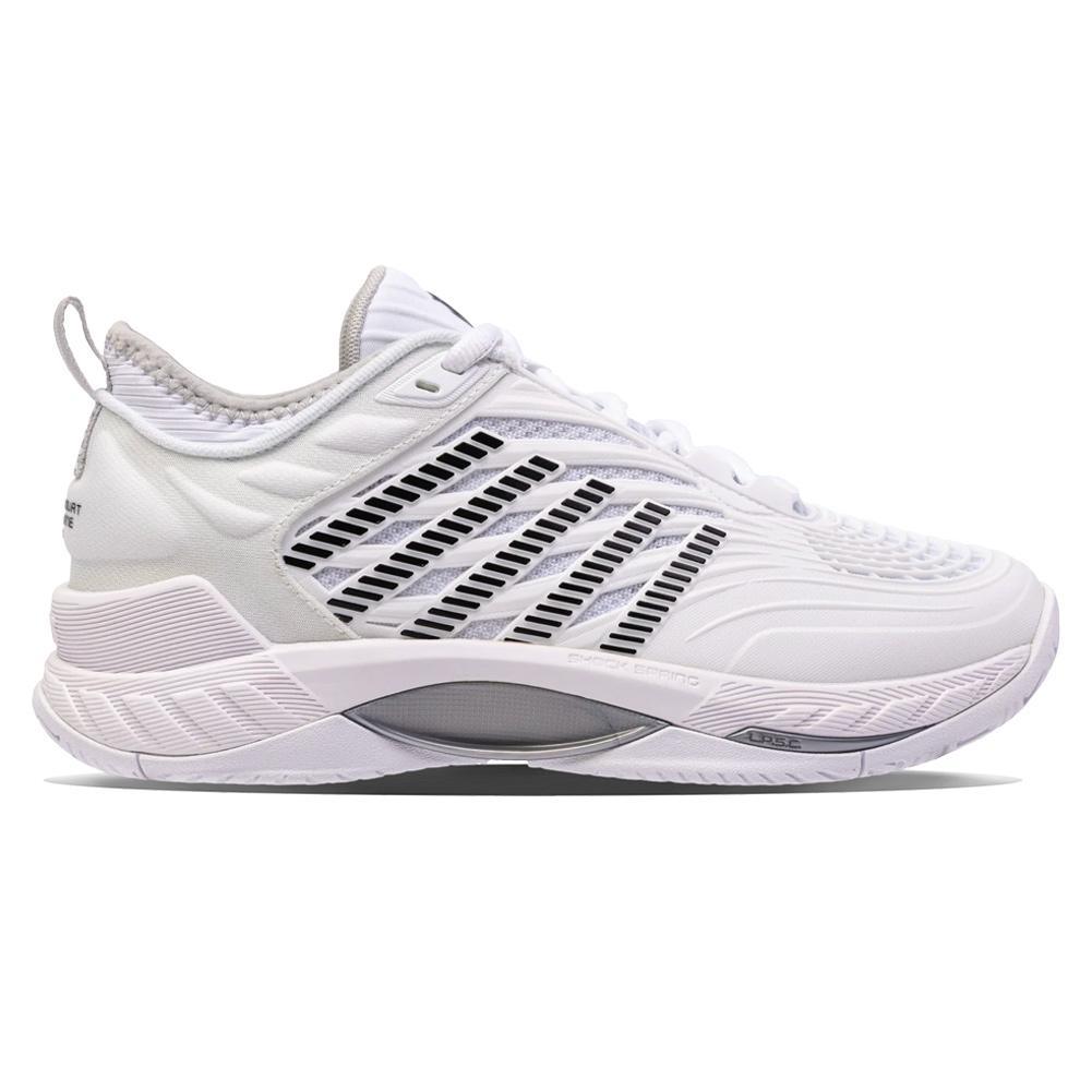 Women's Hypercourt Supreme 2 Tennis Shoes White and Vapor Blue Footwear K-Swiss