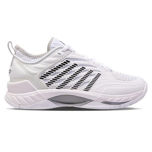 Women's Hypercourt Supreme 2 Tennis Shoes White and Vapor Blue Footwear K-Swiss