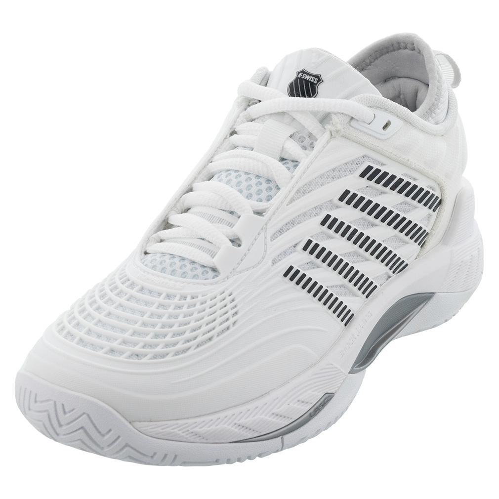 Women's Hypercourt Supreme 2 Tennis Shoes White and Vapor Blue Footwear K-Swiss