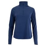 Women's Relaxed Mock Zip Tennis Top Apparel BloqUV