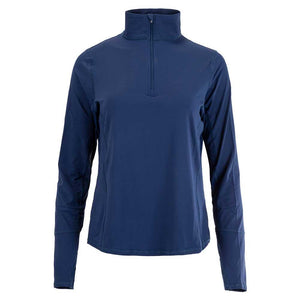 Women's Relaxed Mock Zip Tennis Top Apparel BloqUV