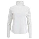 Women's Relaxed Mock Zip Tennis Top Apparel BloqUV