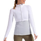 Women`s Full Zip Tennis Crop Top Apparel BloqUV