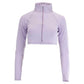 Women`s Full Zip Tennis Crop Top Apparel BloqUV