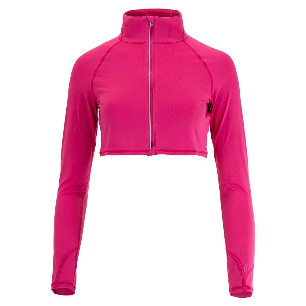 Women`s Full Zip Tennis Crop Top Apparel BloqUV