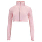 Women`s Full Zip Tennis Crop Top Apparel BloqUV
