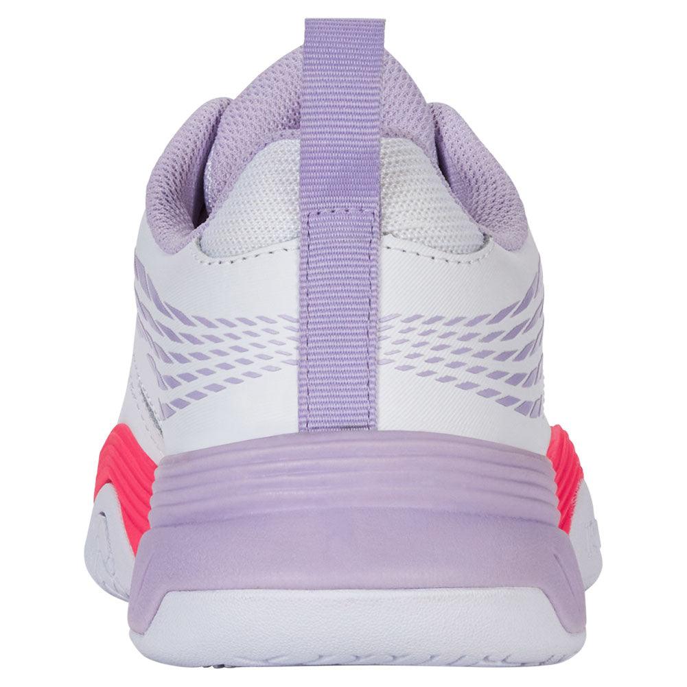 Women`s SpeedEx Tennis Shoes White and Orchid Petal Footwear K-Swiss