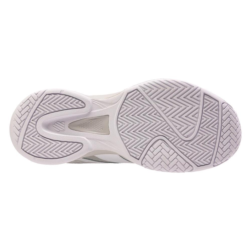 Women's SpeedEx Tennis Shoes White and Gray Violet Footwear K-Swiss
