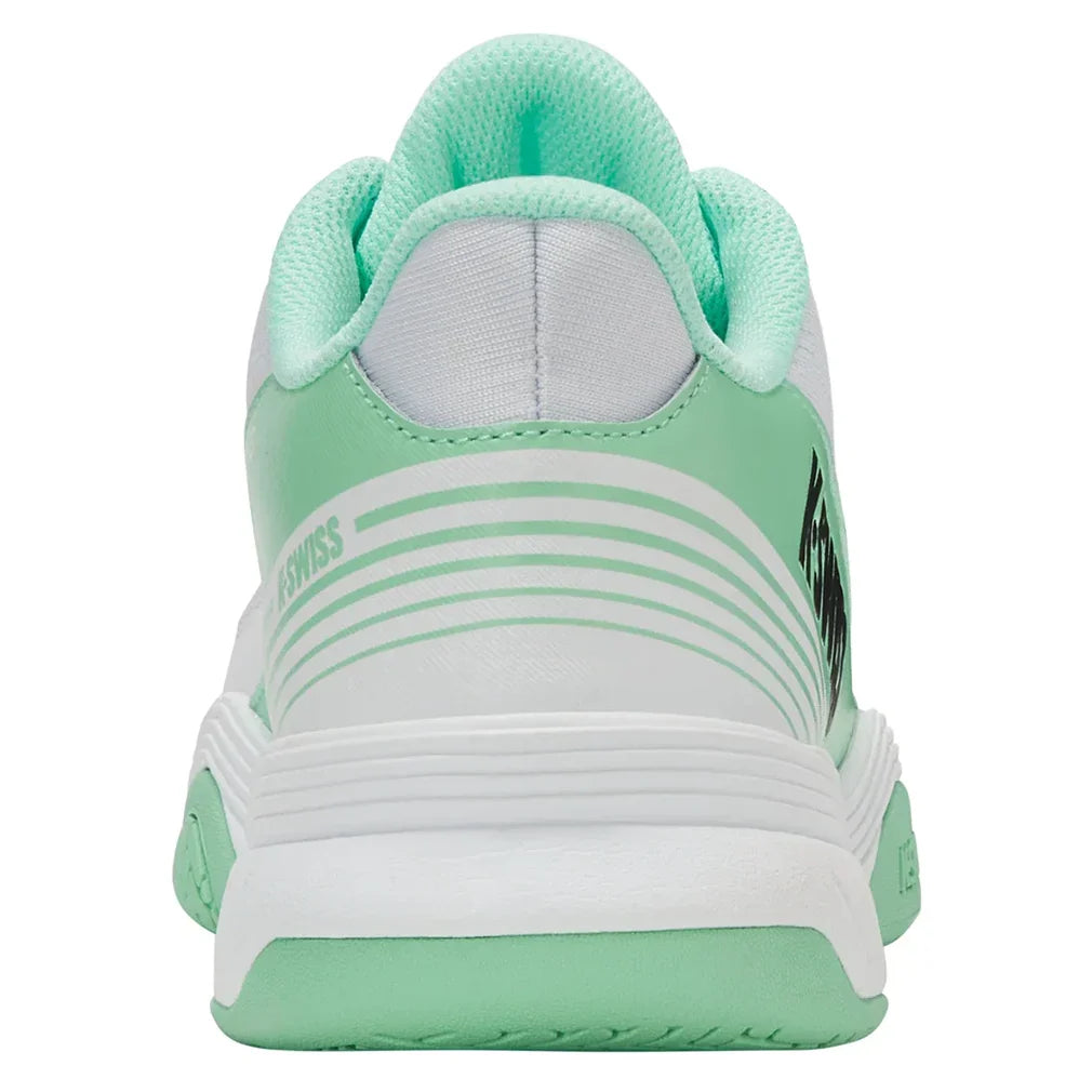 Women`s SpeedEx 2 Tennis Shoes White and Neon Mint Footwear K-Swiss