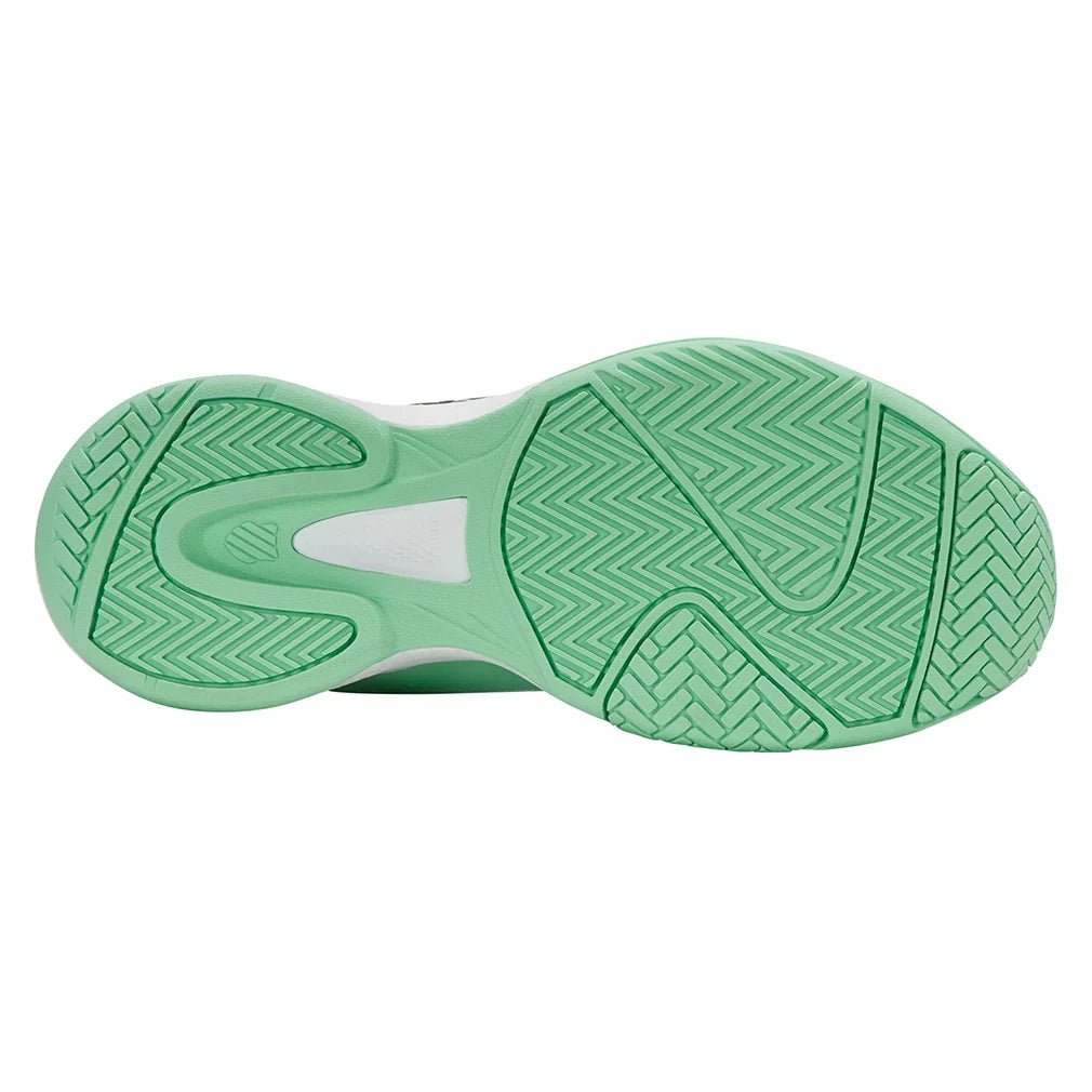 Women`s SpeedEx 2 Tennis Shoes White and Neon Mint Footwear K-Swiss