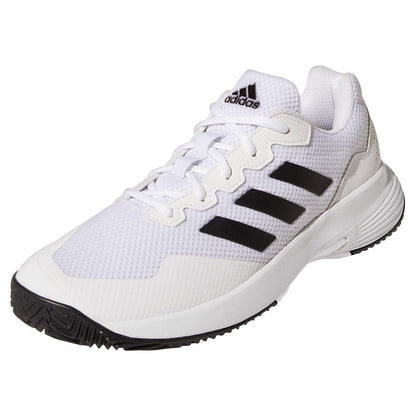 Men's GameCourt 2 Tennis Shoes Footwear White and Core Black Footwear Adidas