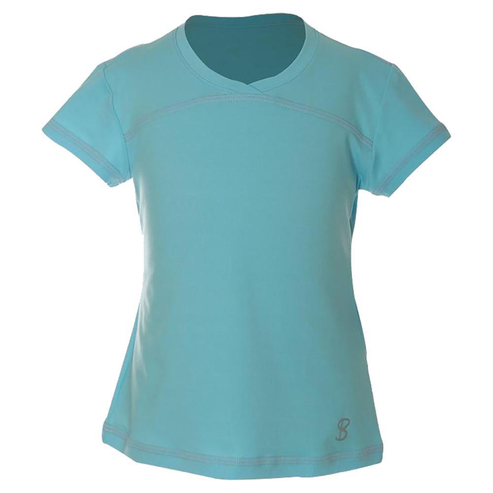 Girls' UV Colors Short Sleeve Tennis Top Babyboy Apparel Sofibella