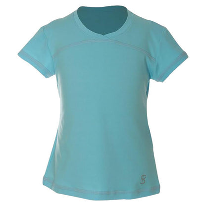 Girls' UV Colors Short Sleeve Tennis Top Babyboy Apparel Sofibella