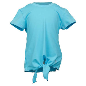 Girls' UV Colors Short Sleeve Tie Tennis Top Babyboy Apparel Sofibella