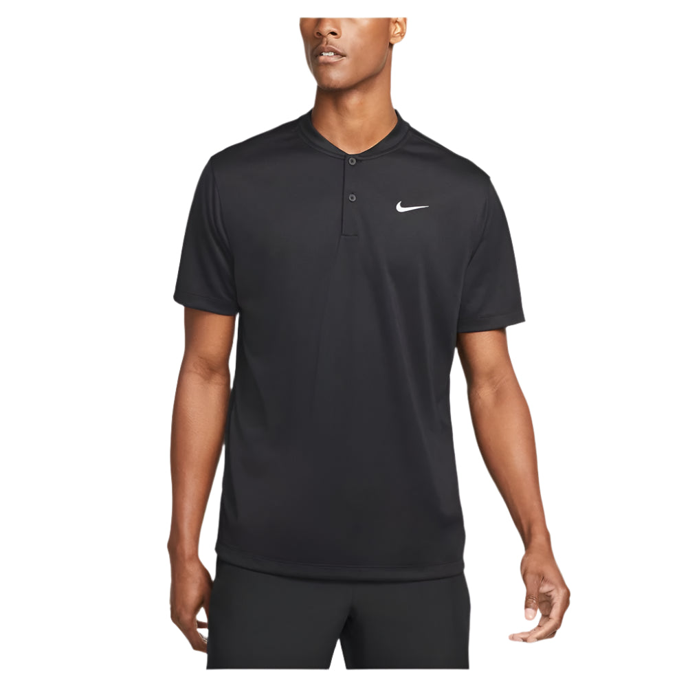 Men's Court Dri-FIT Blade Solid Tennis Polo Apparel Nike
