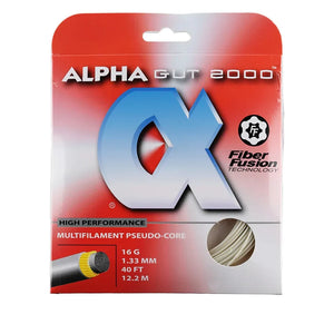 Gut 2000 16G Tennis String Black Strings Alpha