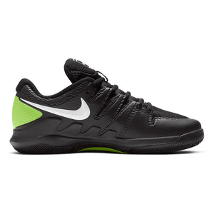 Juniors' Vapor X Tennis Shoes Black and White Footwear Nike