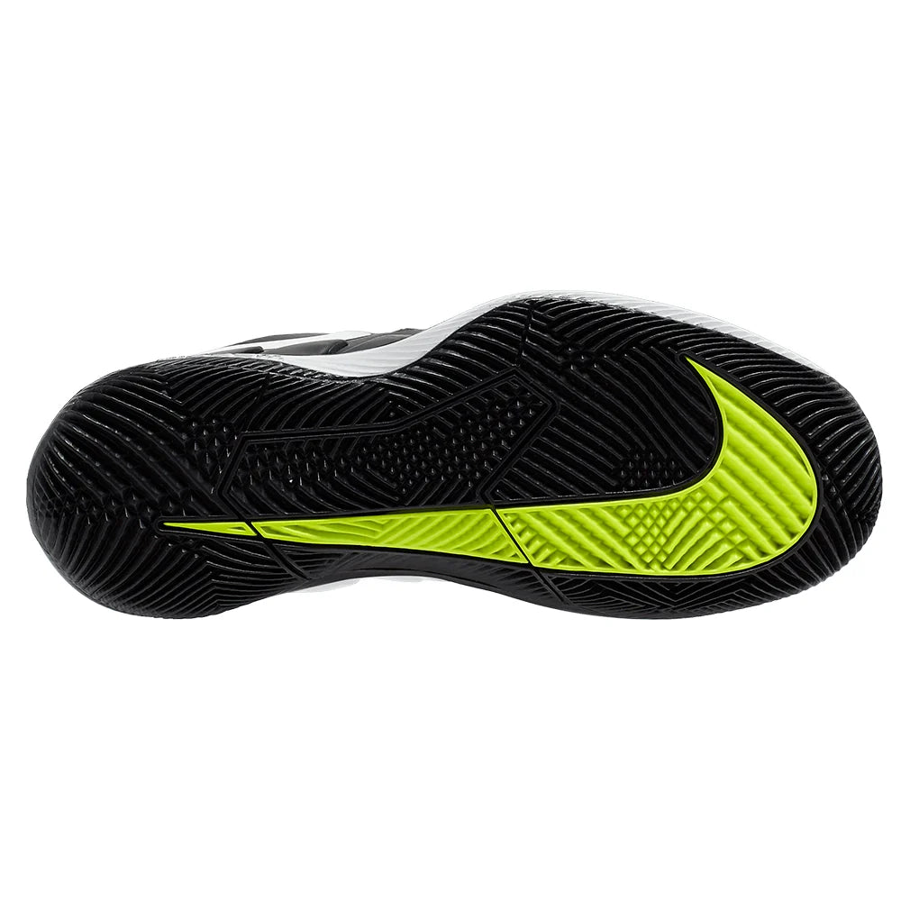 Juniors' Vapor X Tennis Shoes Black and White Footwear Nike