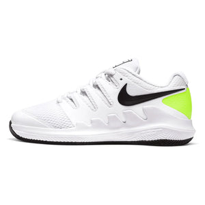 Juniors' Vapor X Tennis Shoes White and Black Footwear Nike