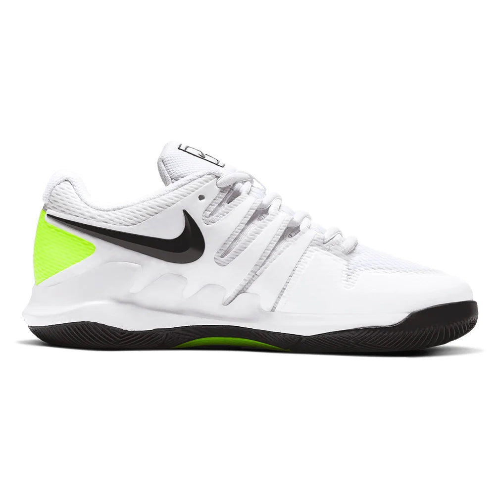 Juniors' Vapor X Tennis Shoes White and Black Footwear Nike