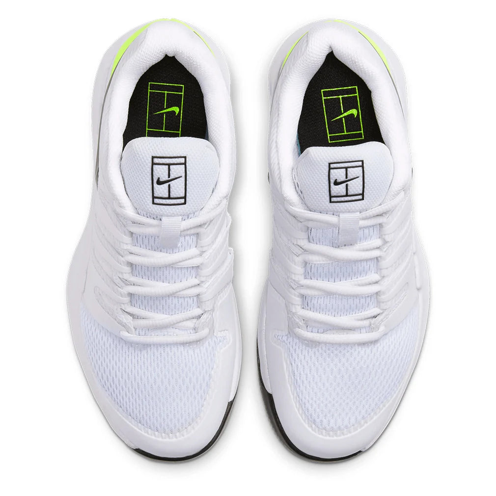 Juniors' Vapor X Tennis Shoes White and Black Footwear Nike