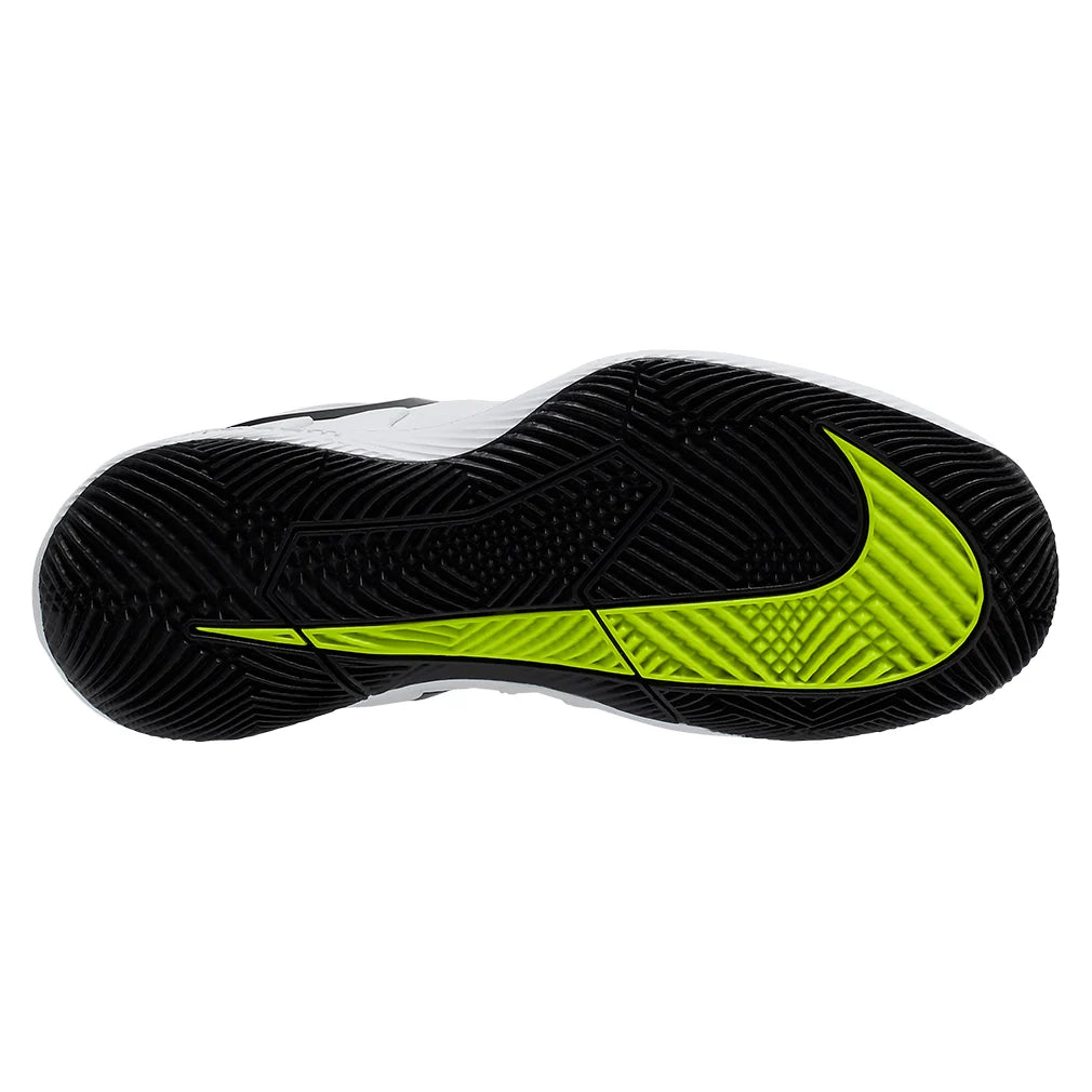 Juniors' Vapor X Tennis Shoes White and Black Footwear Nike