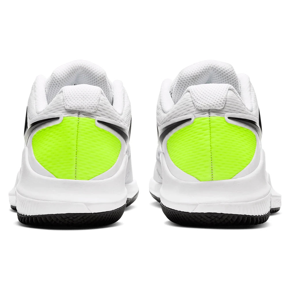 Juniors' Vapor X Tennis Shoes White and Black Footwear Nike