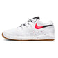 Juniors' Vapor X Tennis Shoes White and Laser Crimson Footwear Nike