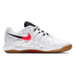 Juniors' Vapor X Tennis Shoes White and Laser Crimson Footwear Nike