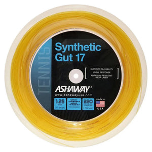 Synthetic Gut 17G 720 Foot Tennis String Reel Strings Ashaway