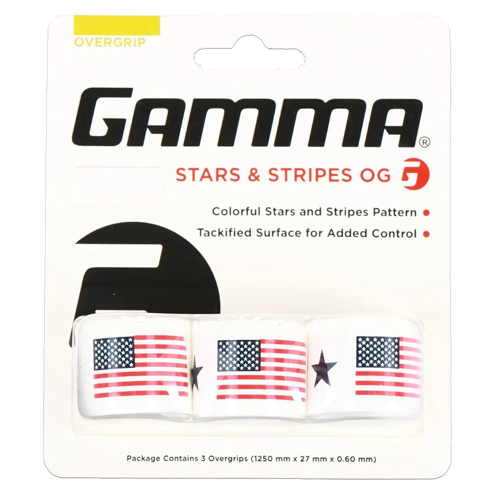Stars and Stripes Tennis Overgrip Accessories Gamma