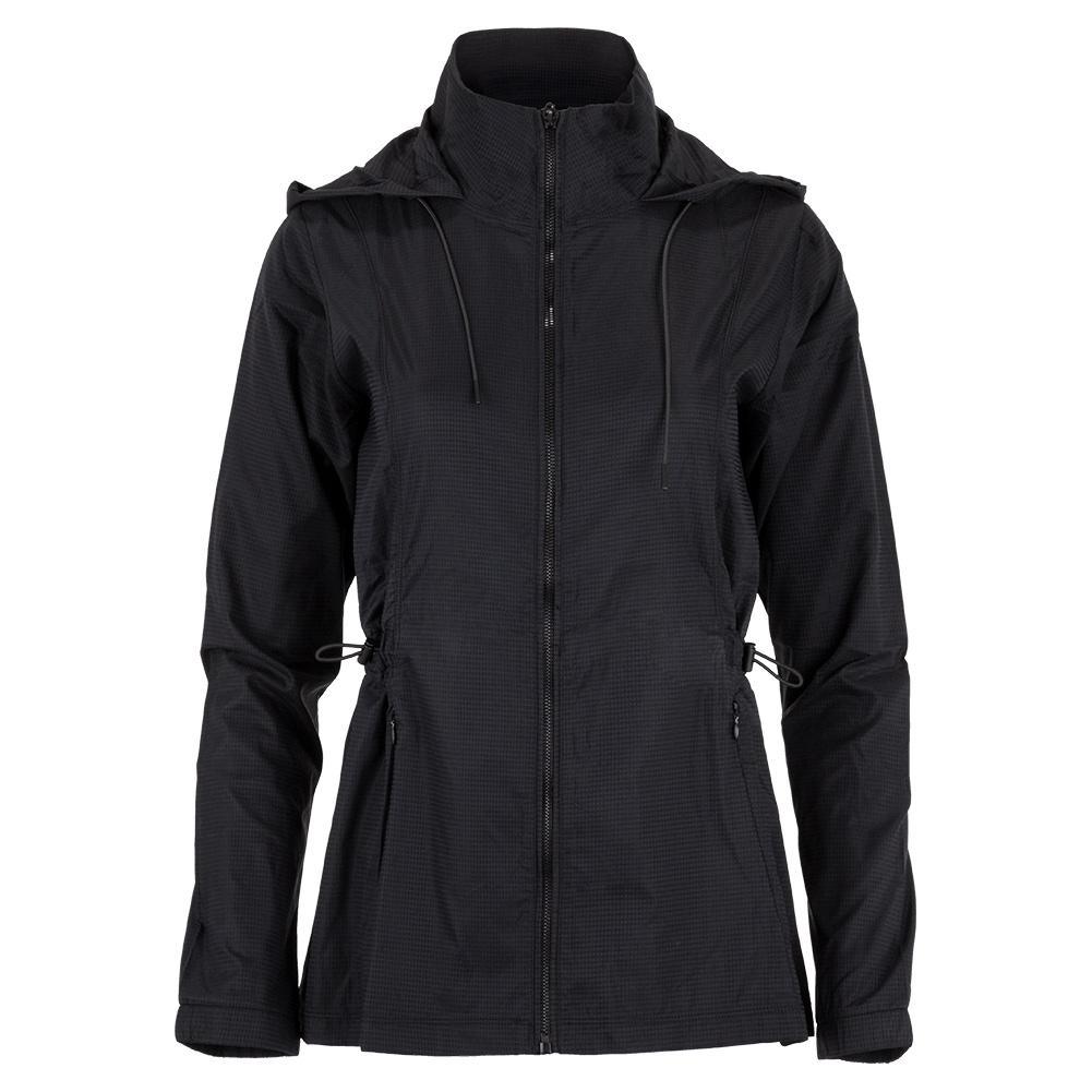 Women's Nola Tennis Jacket Onyx Apparel Tail