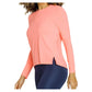 Women`s Gracen Long Sleeve Tennis Top Melon Punch Apparel Tail
