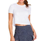 Women's Ferrara Shortsleeve Top Chalk Apparel Tail
