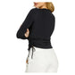 Women`s Chandra Long Sleeve Tennis Top Onyx Apparel Tail