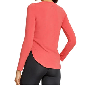 Women's Panem Long Sleeve Tennis Top Cherry Rose Apparel Tail