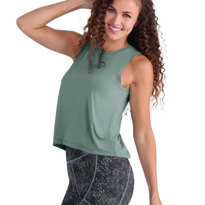 Women`s Machli Swing Tennis Tank Sage Apparel Tail